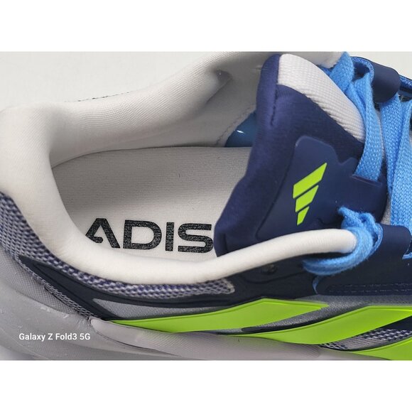 Adidas‎ Adistar 2.0 Cloud White Lucid Lemon Dark Blue ID2807 Men Shoes Size 6.5 - Picture 9 of 10